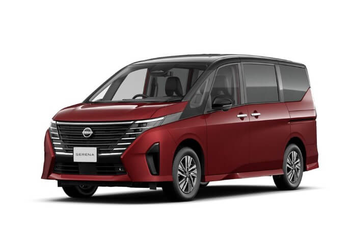 セレナの寸法図で見るモデル別サイズ比較
