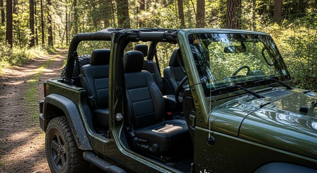 ジープの屋根なしの種類と屋根まわりの選択肢