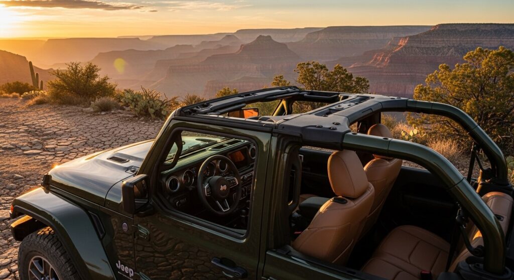 ラングラーとサハラの違いを比較