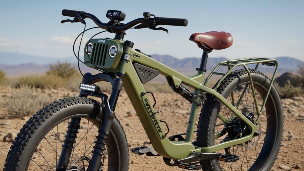 jeep折りたたみ自転車のカゴとカスタム性